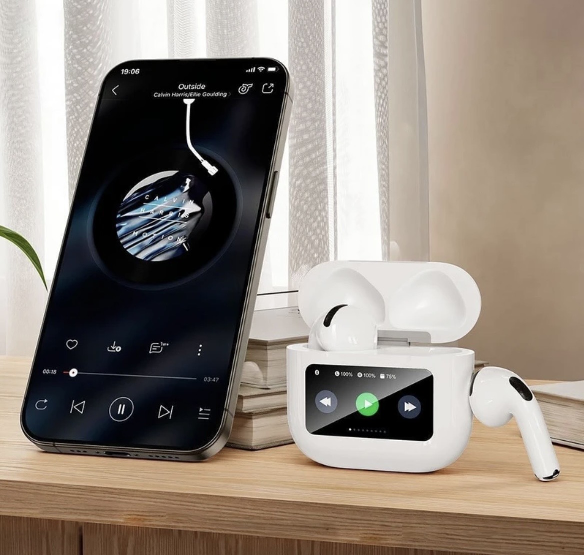 هدست بلوتوثى دبليو كى ديزاين مدل MAH INCLUDED TWS27 DISPLAY - Image 3